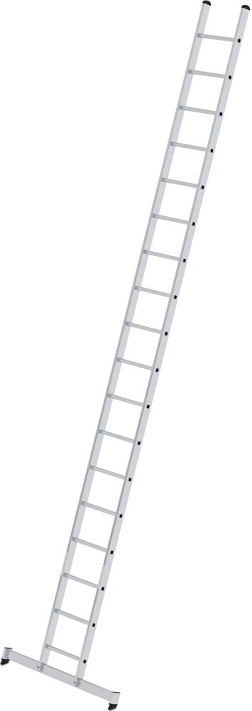 Alu-Anlegeleiter 18 Spr. mit nivello-Traverse