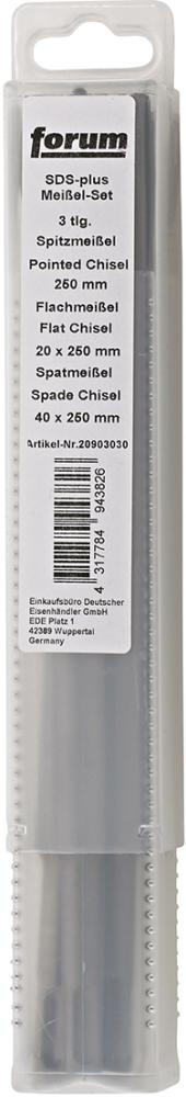 SDS-Plus-Meißel-Satz 3tlg. FORUM
