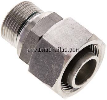 Einstellb. Schneidringverschr. M 22x1,5-18 L, 1.4571