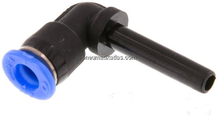 Winkel-Steckanschluss mit 4mm Stecknippel, IQS-Mini