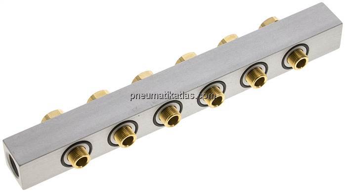 P-Leiste inkl. Hohlschrauben und Dichtungen für Ventilbaureihe M05 / P05