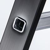 Schwerlast-Anlegele. Z600m. 8 Sprossen, AH 3,15m