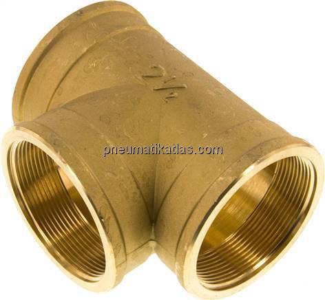 T-Stück G 2-1/2" (IG), Messing