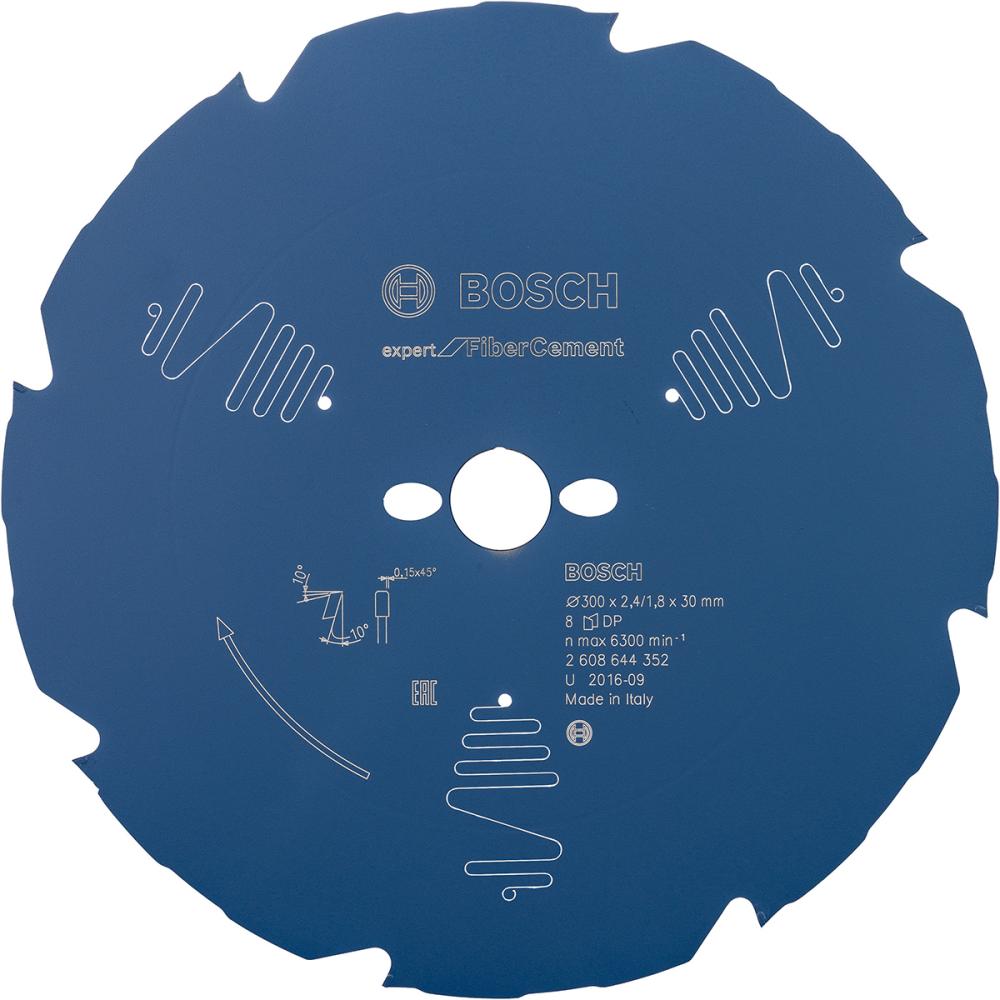 HM-Kreissägeblatt 300x2,4/1,8x30 8Z TCG BosVE à 1 Stück Expert for Fiber Cement