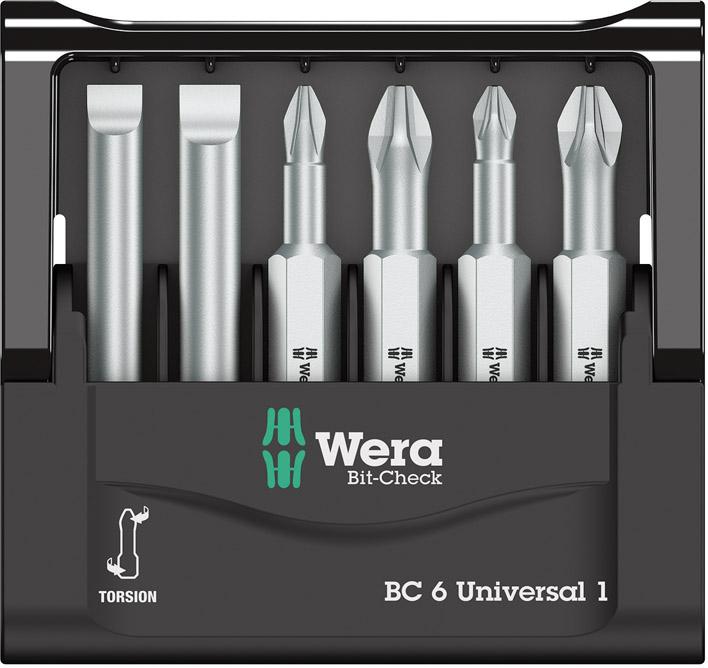 Bit-Satz Bit-Check 6 Universal 1 Wera