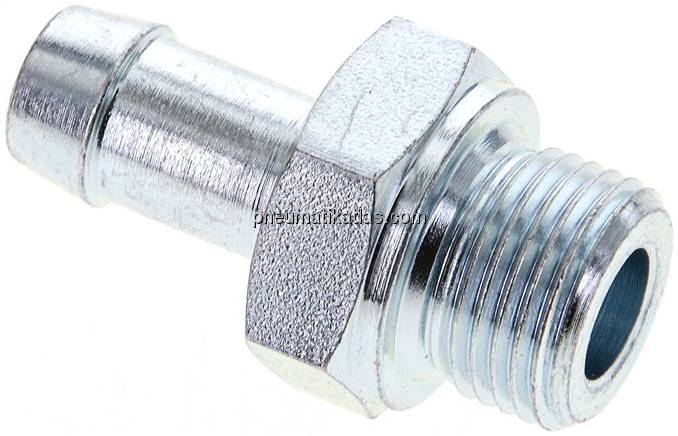 Schlauchnippel M 18x1,5 AG (Dichtkante), 11 - 12mm