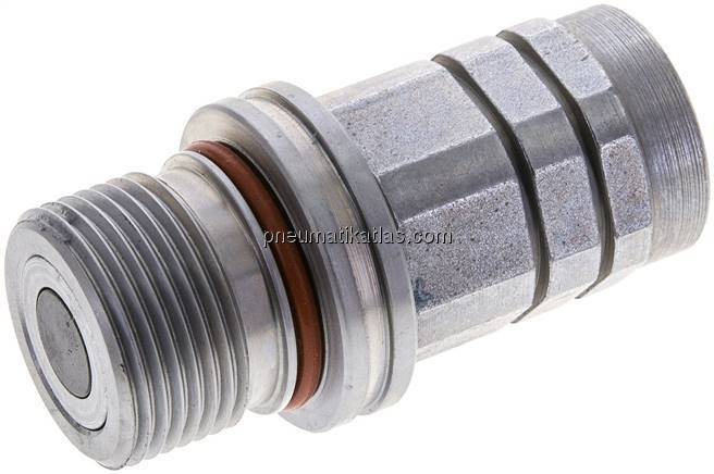 Flat-Face-Schraubkupplung, Muffe Baugr. 2, G 1/2"(IG)