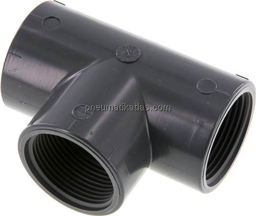 T-Stück Rp 1-1/4" (IG), PVC-U