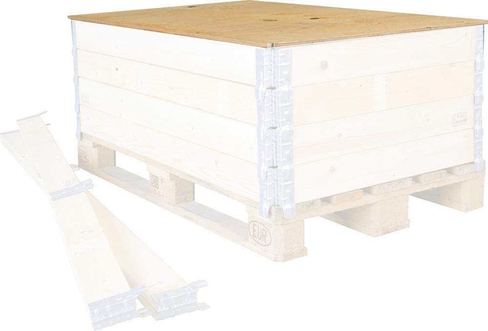 Deckel f. Holz-Rahmen 1200x800x6mm, 1 Euromaß VE 5