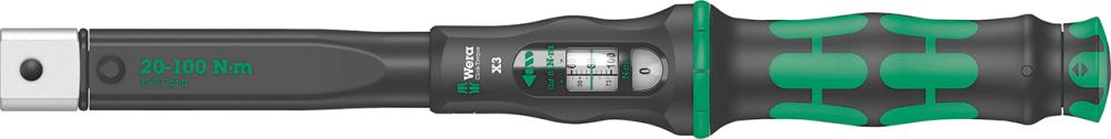 Drehmomentschlüssel Click-Torque X 3 20- 100Nm 9x12mm Wera