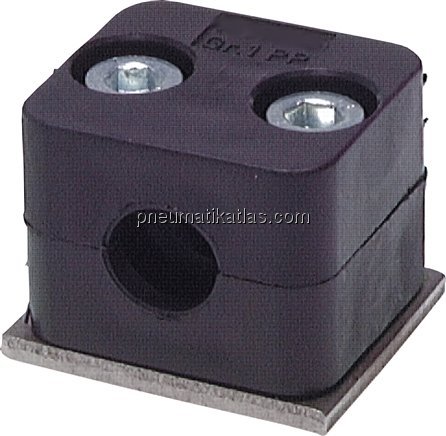 Exemplarische Darstellung: Kunststoffschelle mit A