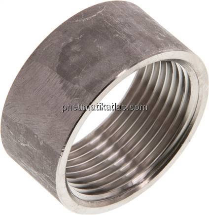 Anschweißmuffe Rp 1-1/4"-22mm, 1.4571 (DIN2986-halb)