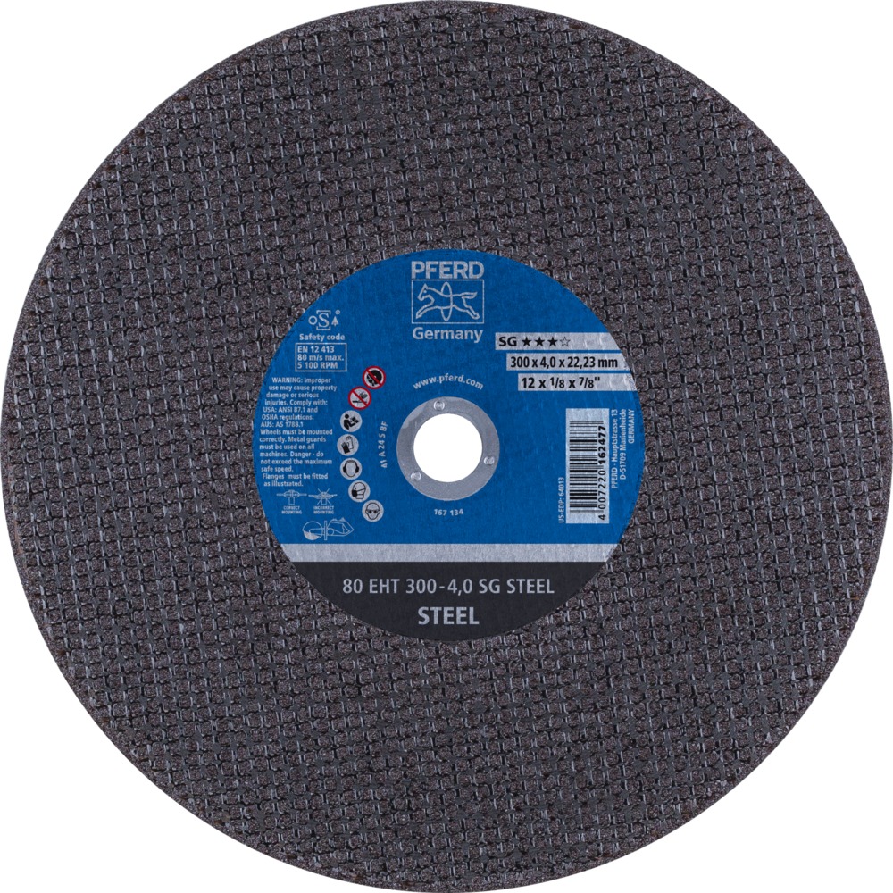 Trennscheiben 80 EHT 300-4,0 SG STEEL/22,23