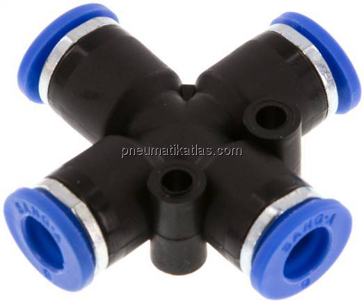 Kreuz-Steckanschluss 6mm, IQS-Standard