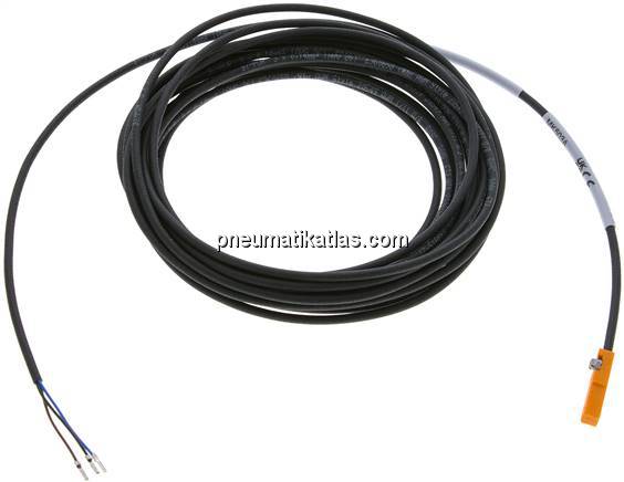 T-Nut (5mm) Zylinderschalter, vollelektronischer Sensor (verpolungssicher / kurz