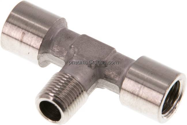 T-Einschraubstück G 1/8"(IG)-R 1/8"(AG), 1.4404