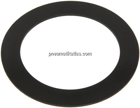 Dichtungen für PVC-U-Losflansche 75 mm (DN65), FKM