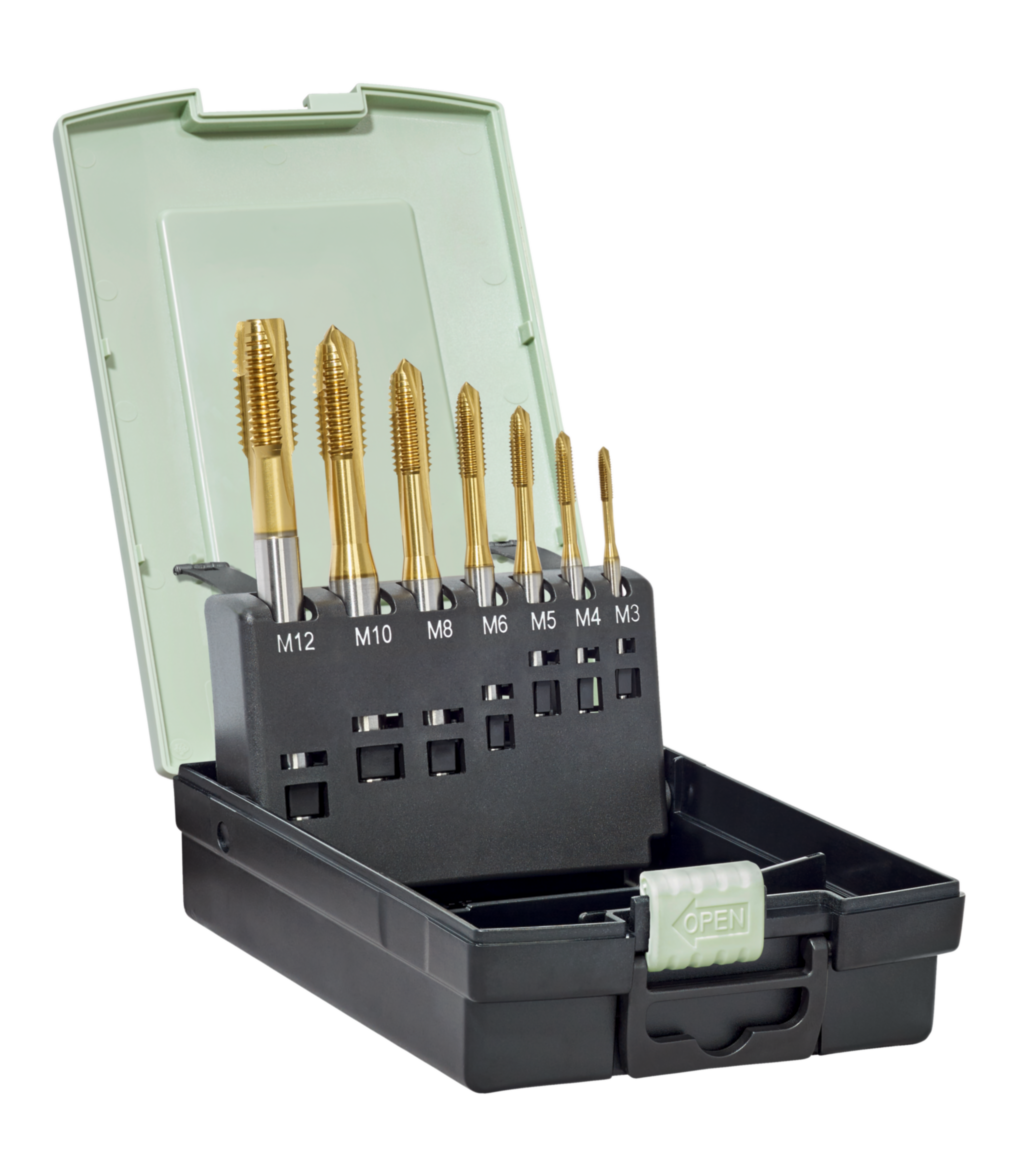 HSS-E Gewindebohrer-Set 1 TC216-SET1-M3-M12-WY80AA