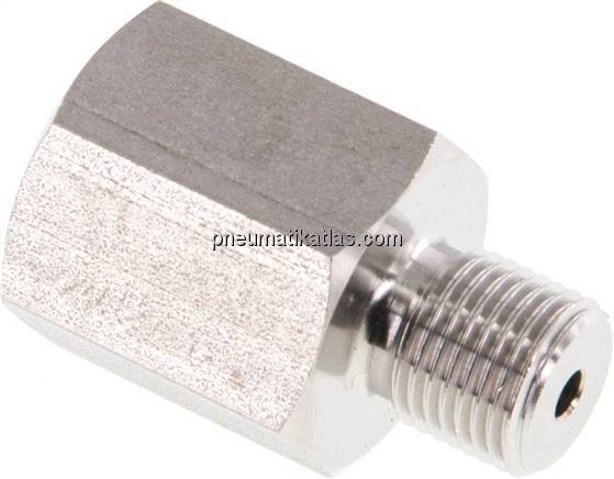 Manom.-Reduzierung G 1/8"(AG)-G 1/4"(IG). 1.4571, 25mm