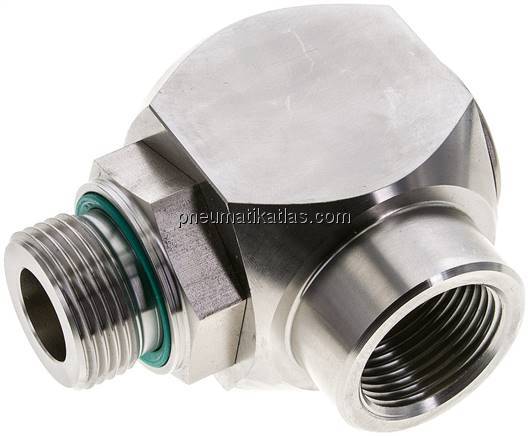 Hochdruck-Winkel-Drehgelenk G 1" Edelstahl