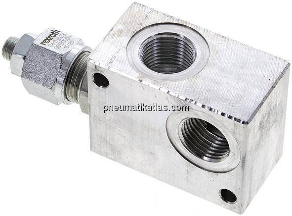 Druckbegrenzungsventil 3x G 1/2", 30 - 100 bar, max. 30 l/min