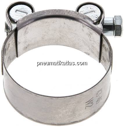 20mm Eco-Gelenkbolzenschelle, 43 - 46mm, 1.4016 (W2)
