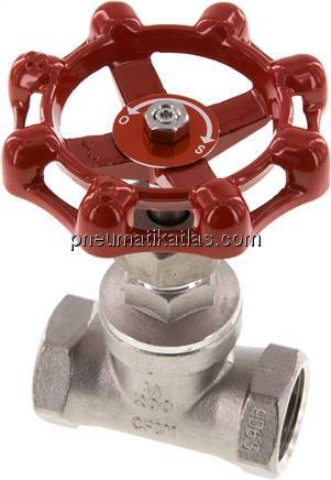 Muffen-Absperrventil, Edelstahl, G 3/4", PN 16, Eco-Line