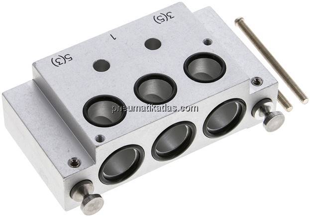 Endplatte mit einem Ventilplatz