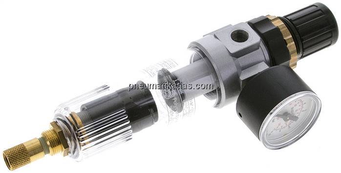 Mini-Filterregler G 1/8", 0,2 - 6 bar