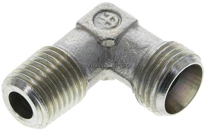 Winkel-Schneidringverschraub. M 14x1,5 (konisch)-10 L (M16x1,5), ohne Mutter & S