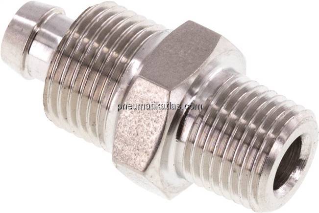 Gerades Gewindestück NPT 1/8"-8x6mm, 1.4571
