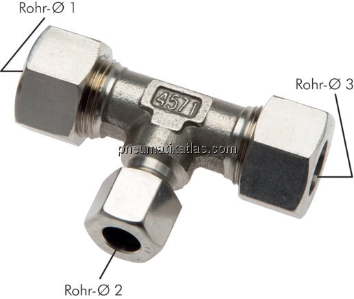 Exemplarische Darstellung: T-Verschraubung mit red