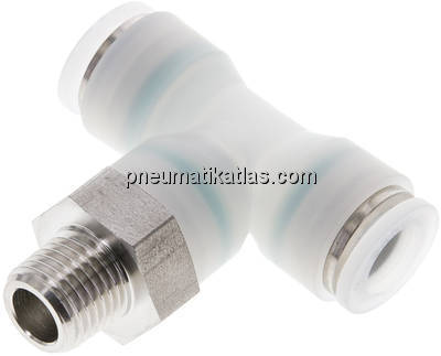 T-Steckanschluss R 1/4"-10mm, IQS-ES LE/IQS-PVDF