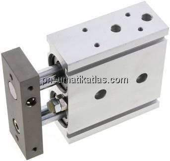 Doppelkolbenzylinder, Kolben 32mm, Hub 10mm