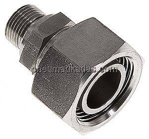 Einstellb. Schneidringverschr. G 3/8"-22 L, 1.4571