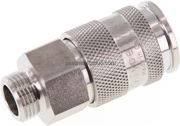 Kupplungsdose (NW10) G 3/8"(AG), 1.4404