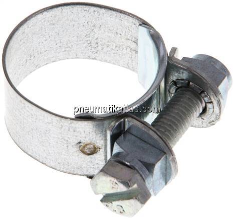 Schlauchschelle für Bremsschläuche 24 - 26mm, DIN 3017