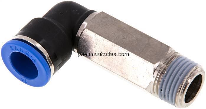 Winkel-Steckanschluss, lang R 1/2"-14mm, IQS-Standard