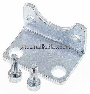 ISO 15552-Fußwinkel 40 mm, Stahl verzinkt