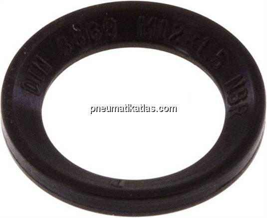 Profildichtung f.Schneidringverschr. M 12x1,5,NBR