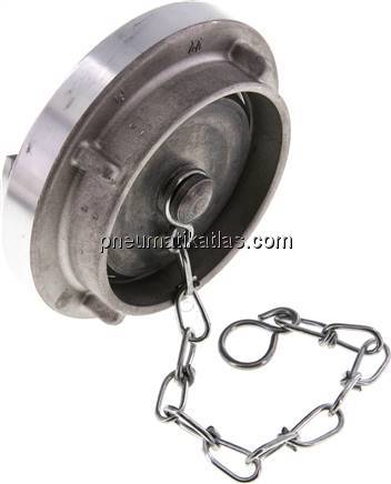 Storz-Blindkupplung 65 (81mm), Aluminium (geschmiedet)