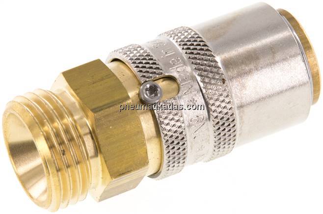 Temperierkupplungsdose 13mm Zapfen,G 1/2"(AG)