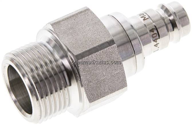 Kupplungsstecker (NW10) G 3/4"(AG), 1.4404