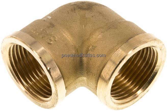 90°-Winkel G 3/4" (IG), Messing