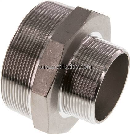 Doppelnippel R 3"-R 2", 1.4408