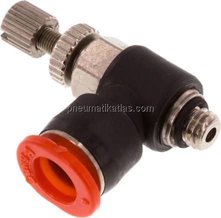 Mini-Winkel-Drosselrückschlagventile M 5-6mm