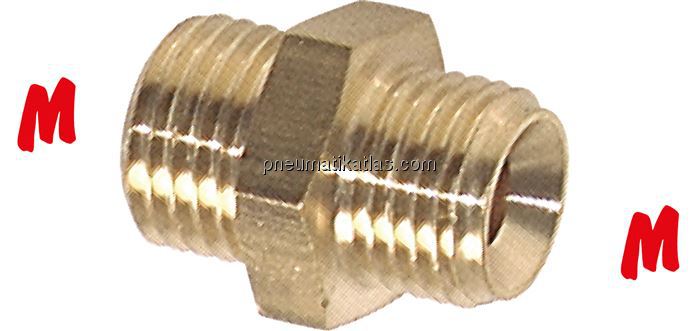 Exemplarische Darstellung: Doppelnippel mit metris