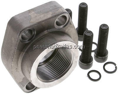 Flanschverschraubung 2"-SAE (3000 PSI), G 1-1/2" (IG)