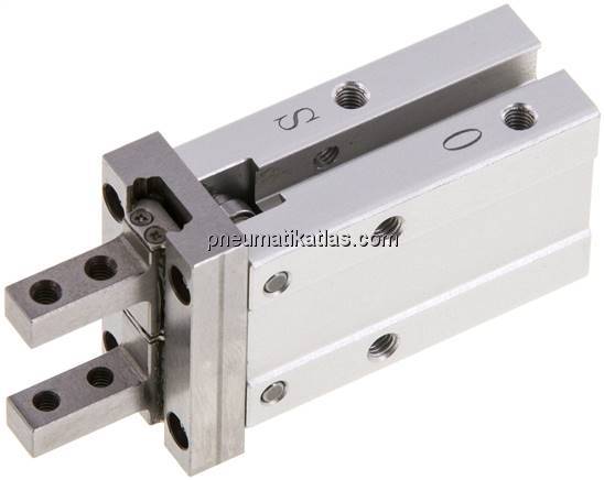 Parallelgreifer, Kolben 10mm, einfachwirkend - drucklos geschlossen (innen greif