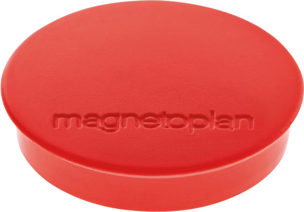 Magnet D30mm VE10 Haftkraft 700 g rot